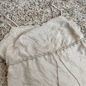 Elegant Express Beige Lace Camisole